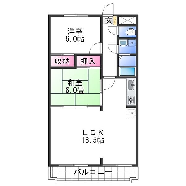 画像2:間取図