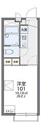 レオパレスフラッツスクエアII(39795) 107 1階1Kの間取り