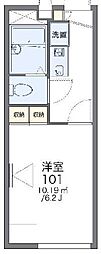レオパレスシマノ 1Kの間取図画像