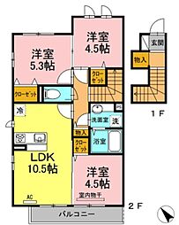 間取図画像 3LDK
