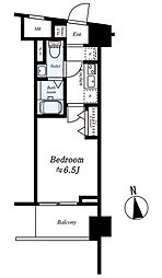 RisingPlace桜木町三番館 1Kの間取図画像