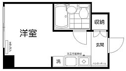 サンハイム田町 ワンルームの間取図画像