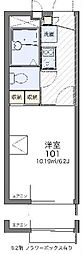 レオパレス陽光台 1Kの間取図画像