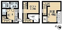 メゾン・ド・ルミナーレ 1Kの間取図画像
