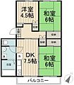 西武百草園団地1号棟5階6.6万円