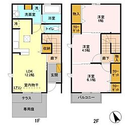 間取図画像 3LDK