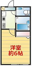 j・スタイリオ堀切 1Kの間取図画像