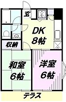 ビューハイムＦＵＪＩ  ｜ 埼玉県所沢市南住吉21-5（賃貸アパート2DK・2階・40.04㎡） その2