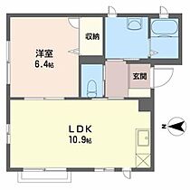 プチ・フルール 102 ｜ 青森県青森市合浦２丁目13-21（賃貸アパート1LDK・1階・41.00㎡） その2