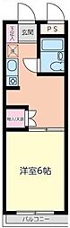 タプラ文京 1DKの間取図画像