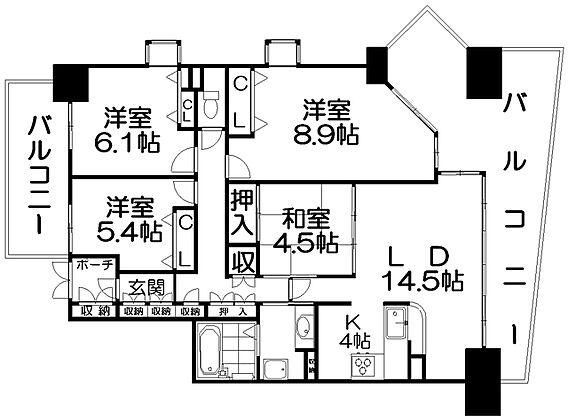 リバティパーク枚方A棟_間取り_0