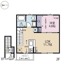 Lepoa Talo 1LDKの間取図画像