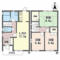 イーストタウン朱雀 E101 ｜ 奈良県奈良市朱雀６丁目6-5（賃貸アパート3LDK・1階・71.60㎡） その2