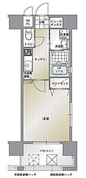 エンクレスト博多駅南2 1Kの間取図画像