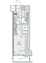 フュージョナル北綾瀬 1Kの間取図画像