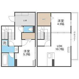 E・Virgo 2LDKの間取図画像