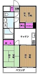 イースト元町 3DKの間取図画像