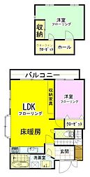 WISMA 2LDKの間取図画像