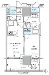江東区大島4丁目マンション 1LDKの間取図画像