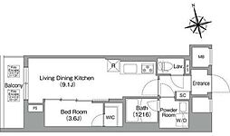 間取図画像 1LDK