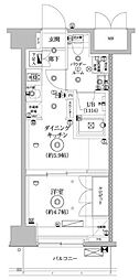 セジョリ墨田イースト3 1DKの間取図画像