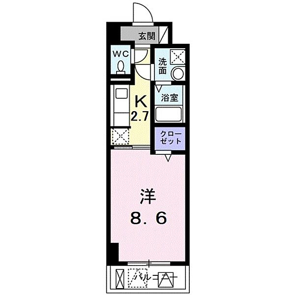 グランコート・エルクラージュ ｜大阪府堺市北区百舌鳥梅町３丁(賃貸マンション1K・2階・29.88㎡)の写真 その2