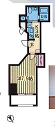 シティハイツ成増 1Kの間取図画像