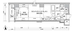 アイルグランデ亀戸 1LDKの間取図画像