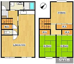 ビュープラザプレシオ 3LDKの間取図画像