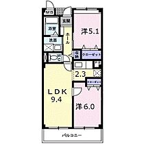 グランデ 205 ｜ 新潟県長岡市古正寺２丁目62（賃貸マンション2LDK・2階・55.08㎡） その2