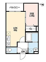 大阪府門真市泉町（賃貸アパート1LDK・3階・30.12㎡） その2