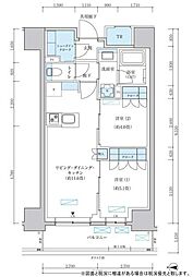 パークアクシス池袋イースト 2LDKの間取図画像
