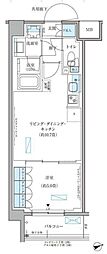パークアクシス文京本郷 1LDKの間取図画像
