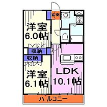 Ｈｉｌｌｓｉｄｅ　Ｅａｓｔ  ｜ 埼玉県川口市大字西立野（賃貸マンション2LDK・3階・51.66㎡） その2