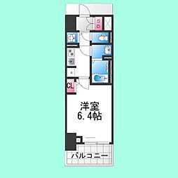 S-RESIDENCE堺湊駅前azure 1Kの間取図画像