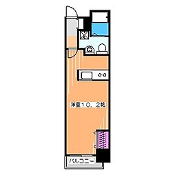 TKアンバーコート大町 ワンルームの間取図画像