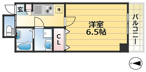 Haruma Flat ｜兵庫県神戸市中央区東雲通６丁目(賃貸マンション1K・3階・22.70㎡)の写真 その2