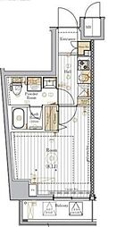 MAXIV北千住duo 1Kの間取図画像