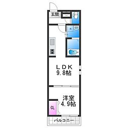 フジパレス遠里小野ウエスト 3階