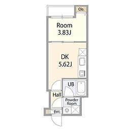 Le Ciel Kamisyakujii 1DKの間取図画像