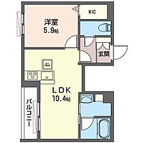 ル・パン　ドゥジェム 00102 ｜ 茨城県つくば市二の宮３丁目17-5（賃貸マンション1LDK・1階・41.28㎡） その2