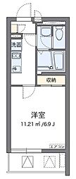 CLEINOYAMASHITA 1Kの間取図画像