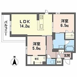 メゾンエディアン新金岡 2階/-