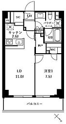 間取図画像 1LDK
