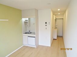 Metis矢部 3階ワンルームのリビング/ダイニング