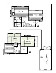 永吉貸家 第4 1階4LDKの間取り