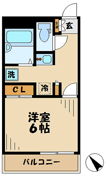 神奈川県厚木市長谷(賃貸アパート1K・1階・20.28㎡)の写真 その2