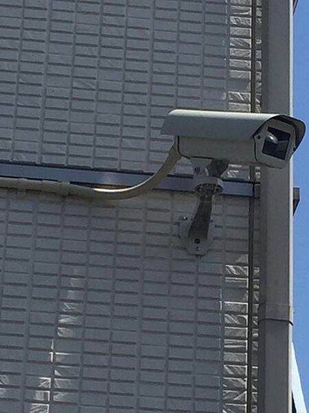 画像6:駐車場を24時間撮影＆録画する防犯カメラ付き！