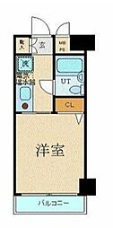 日神パレステージ相模原 1Kの間取図画像
