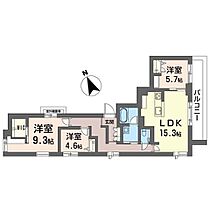 シエルブルー 00301 ｜ 神奈川県横浜市金沢区洲崎町115（賃貸マンション3LDK・3階・85.66㎡） その2